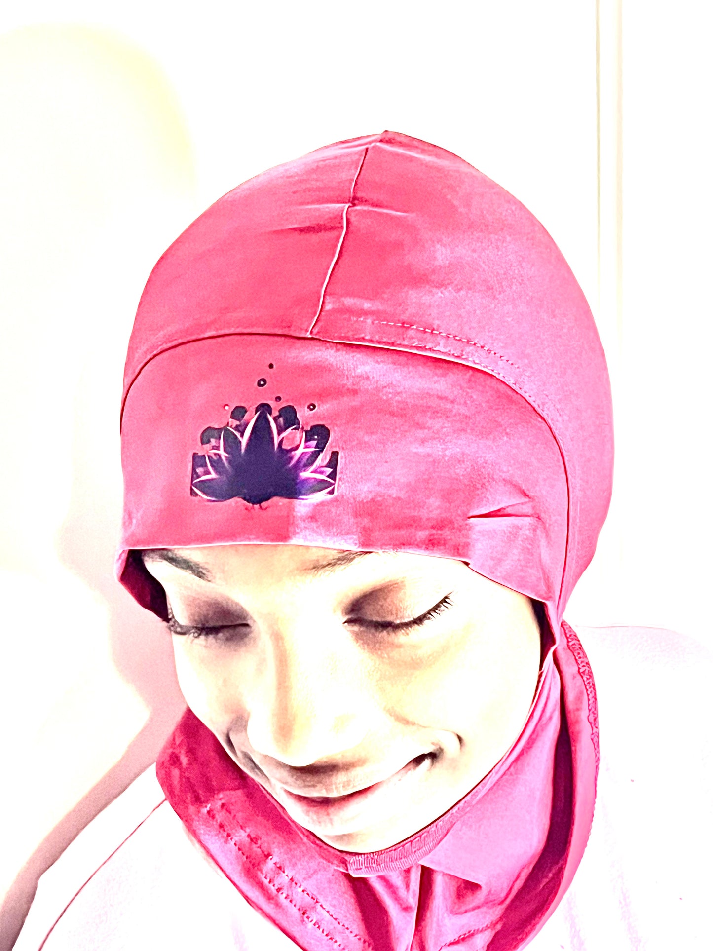 Stylish Burgandy/Red Hijab with Faraday