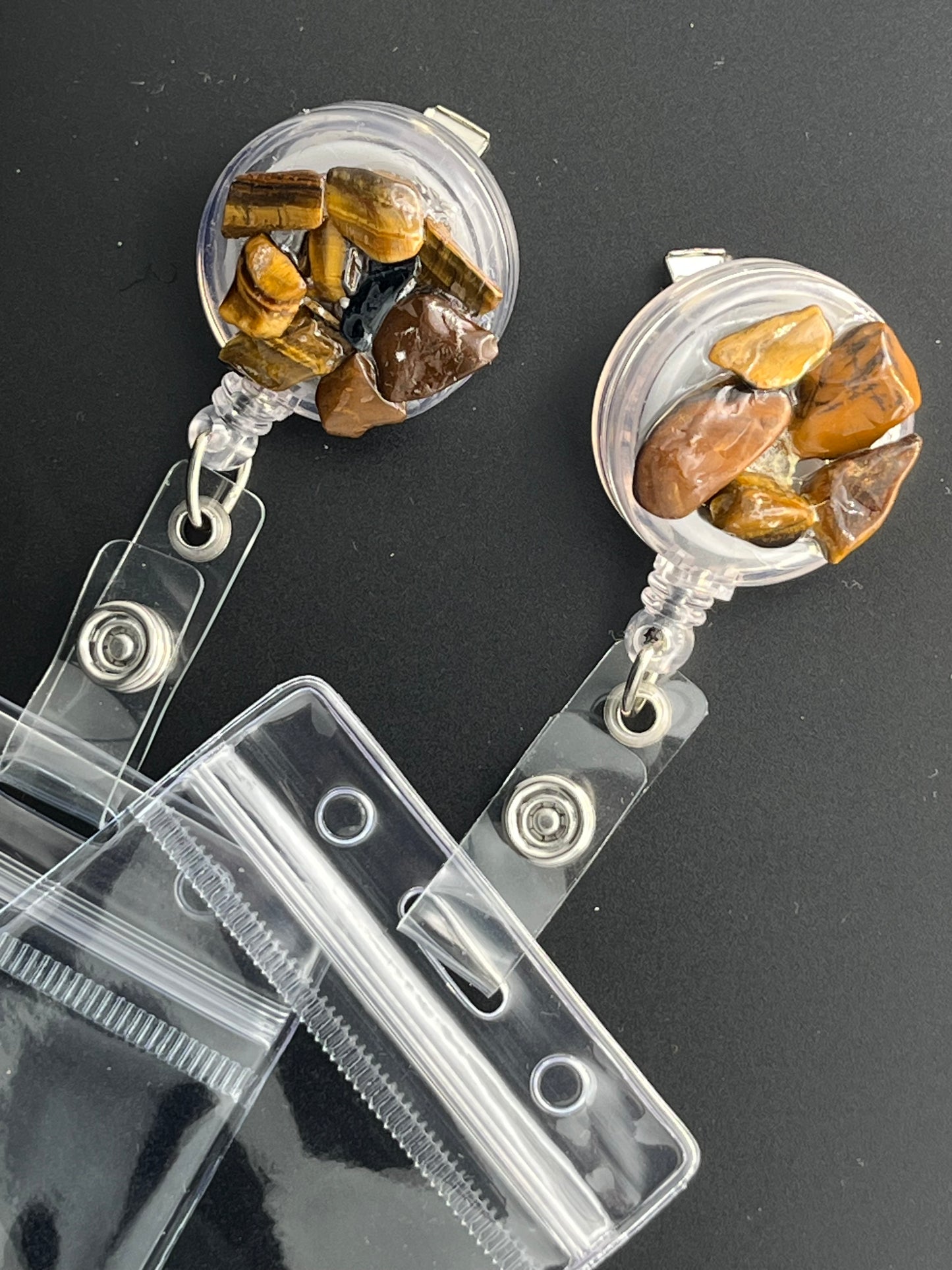 Tigers Eye Name Badge