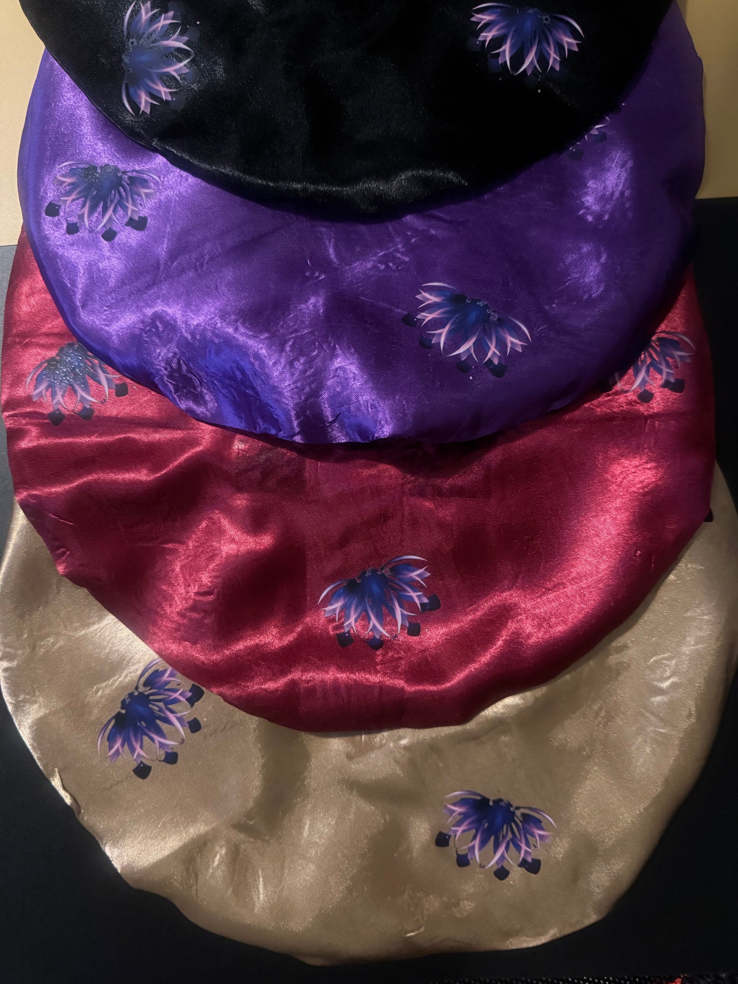 Satin Bonnets with Faraday