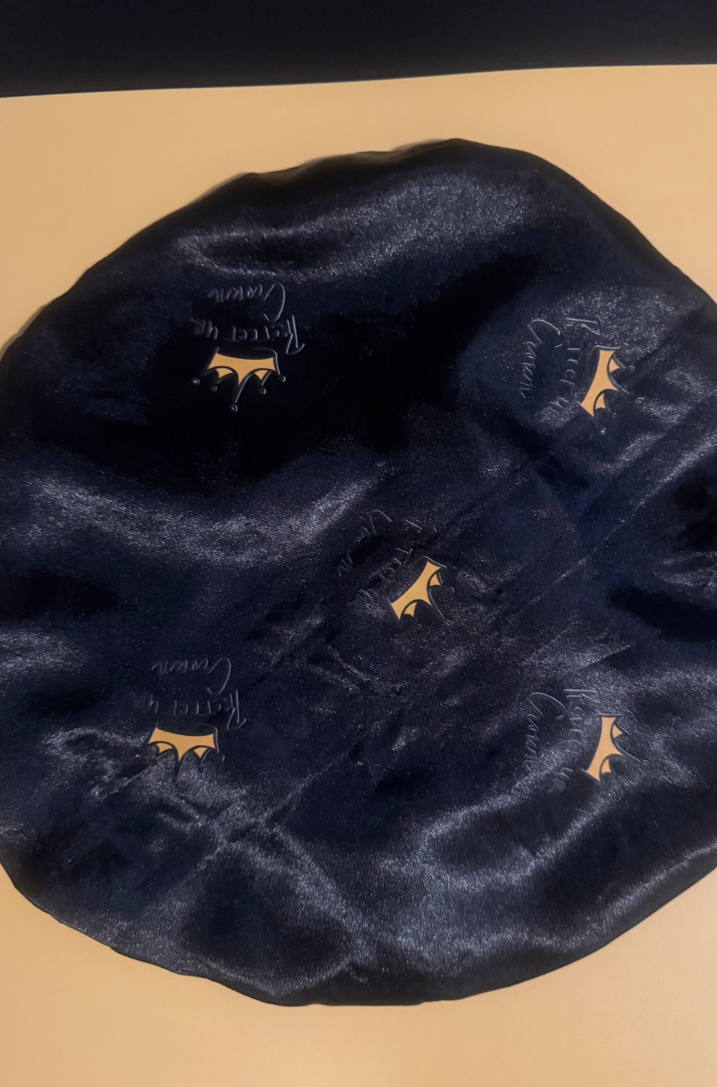 Black Satin Hair Cover with Added Faraday