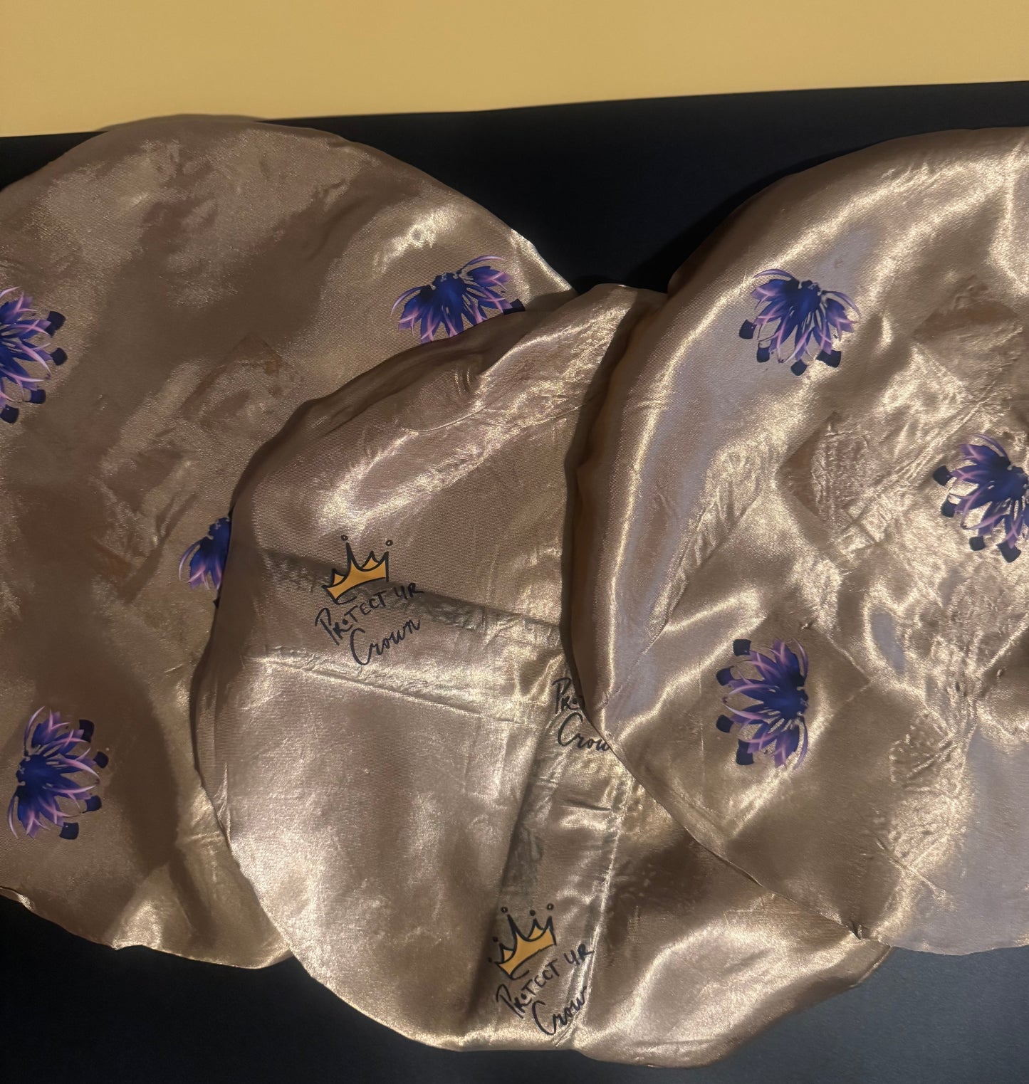 Gold Satin Faraday Added Sleep Cover