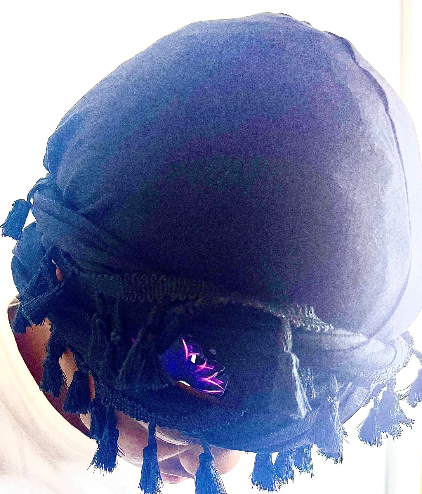 Black Turban with added Faraday